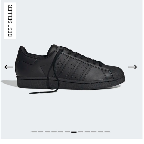 Original, Allstar Unisex Black Leather Adidas. - Picture 4 of 12